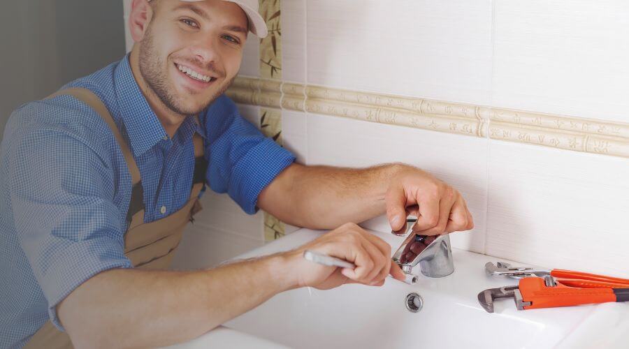 Faucet cartridge replacement in Surrey, ND